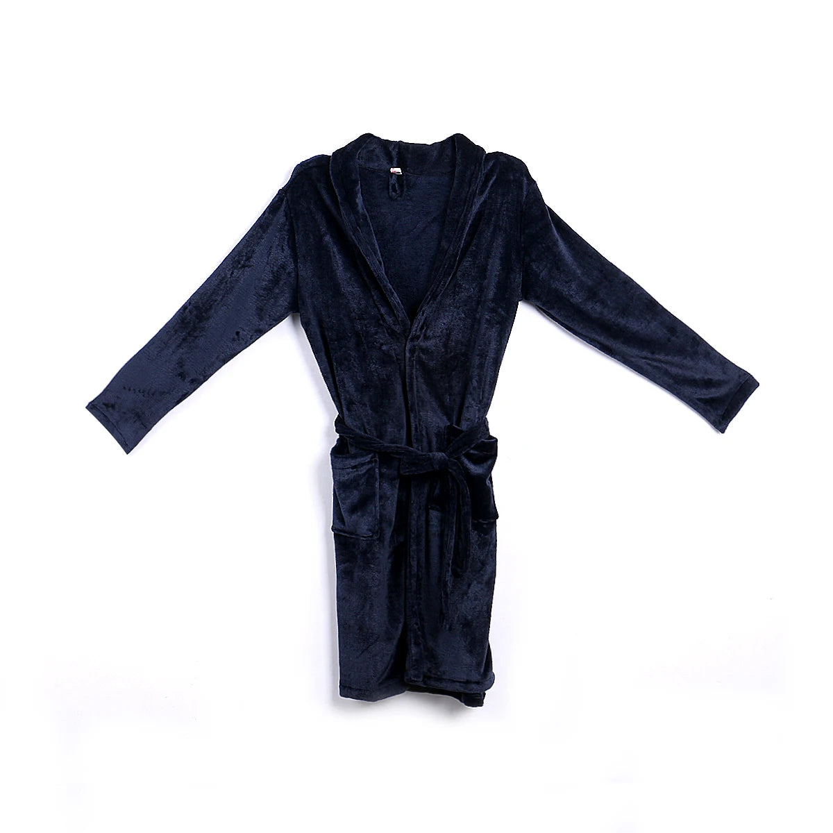 Men’s Long Plush Shawl Robe