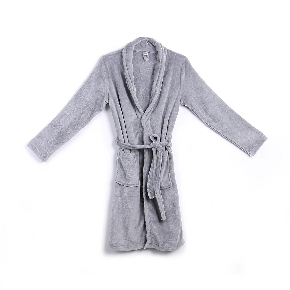 Men’s Long Plush Shawl Robe