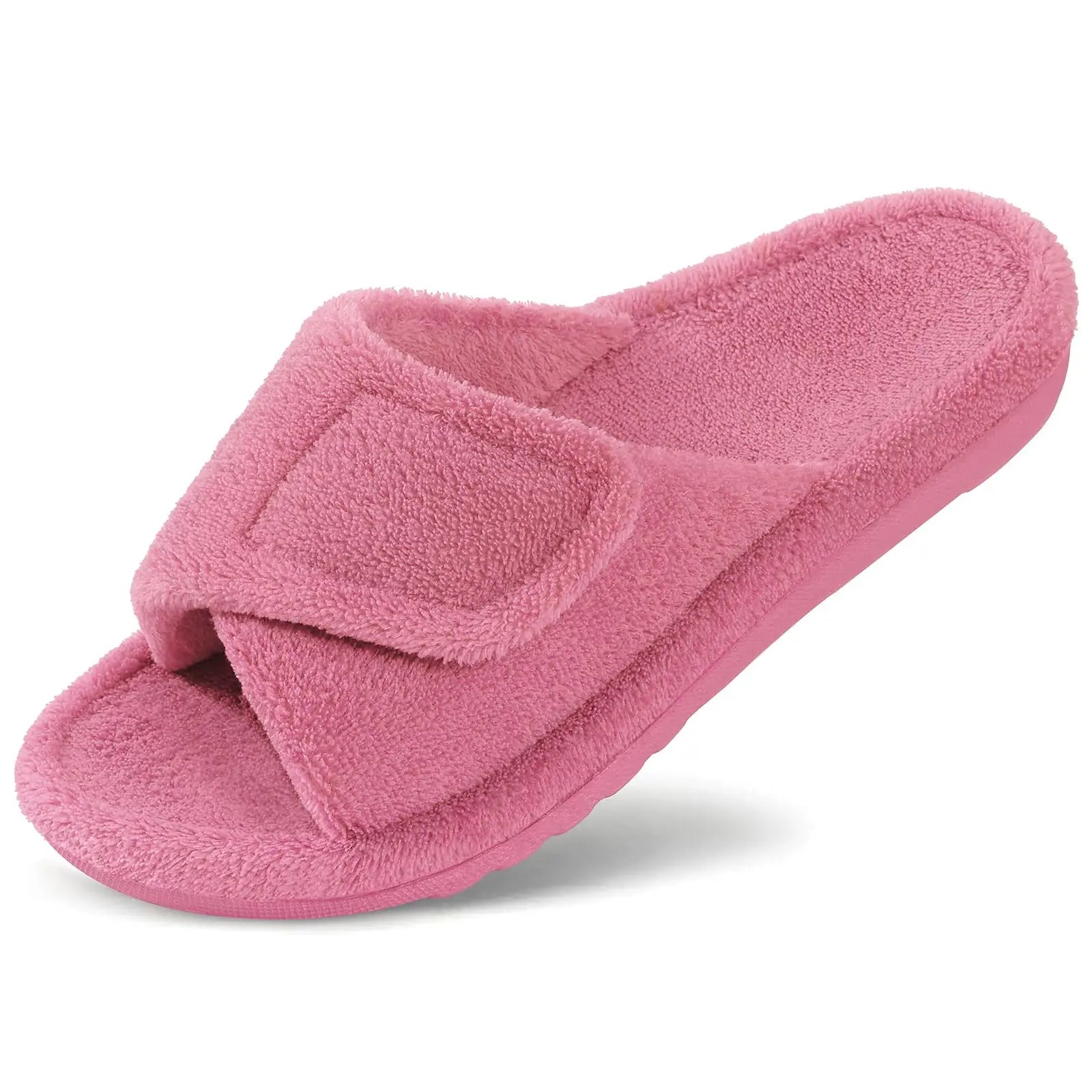 Women’s Orthopedic Open Toe Fuzzy Slippers