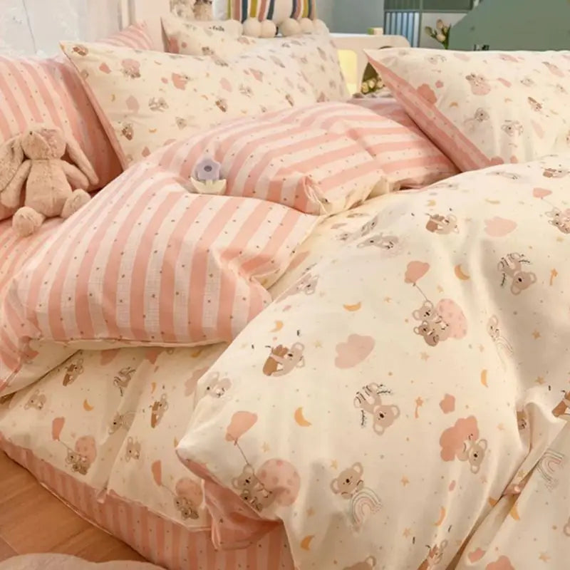 Kids Cute Pattern Bedding Set