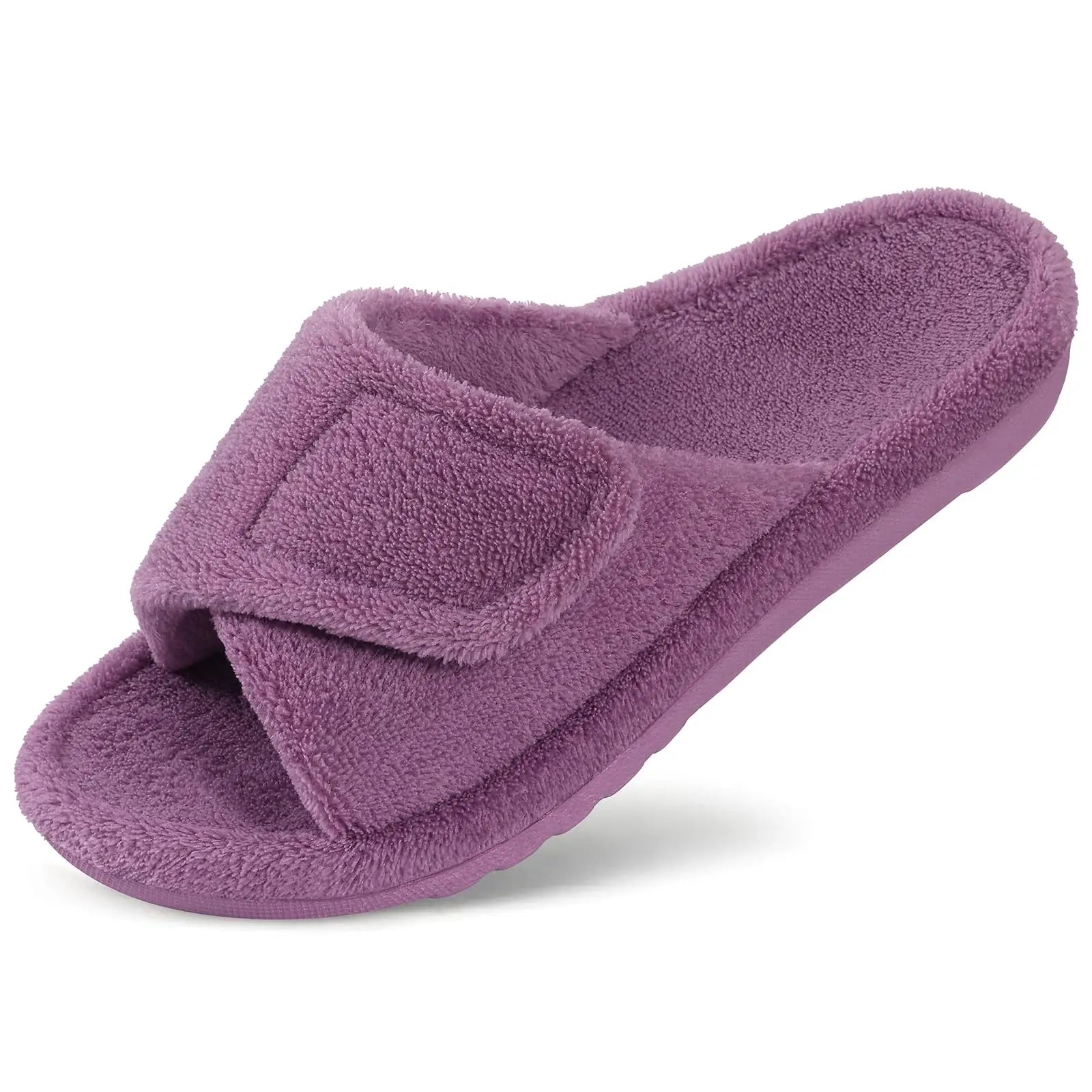 Women’s Orthopedic Open Toe Fuzzy Slippers