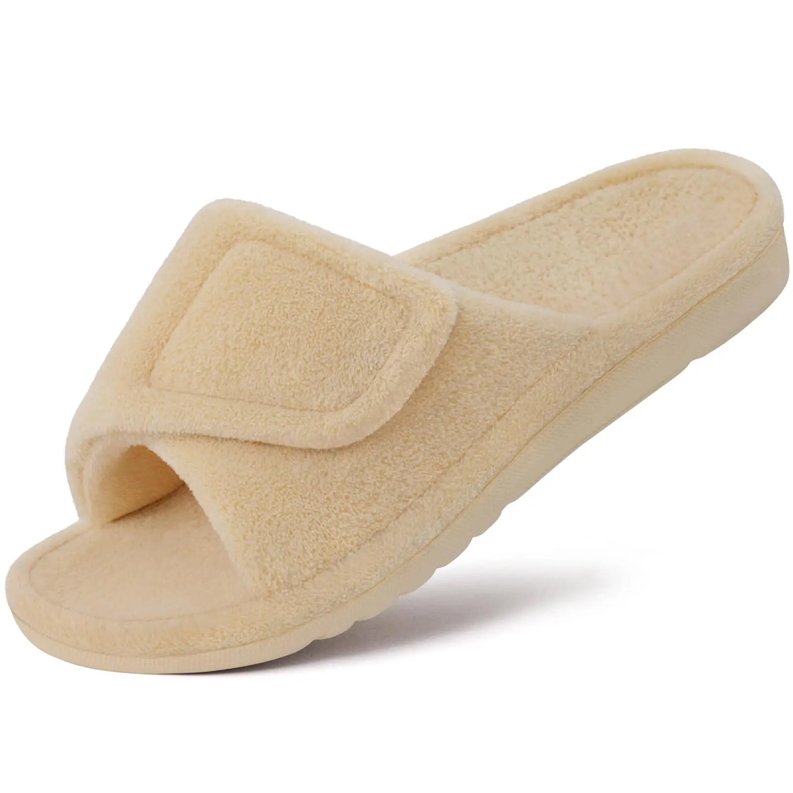 Women’s Orthopedic Open Toe Fuzzy Slippers