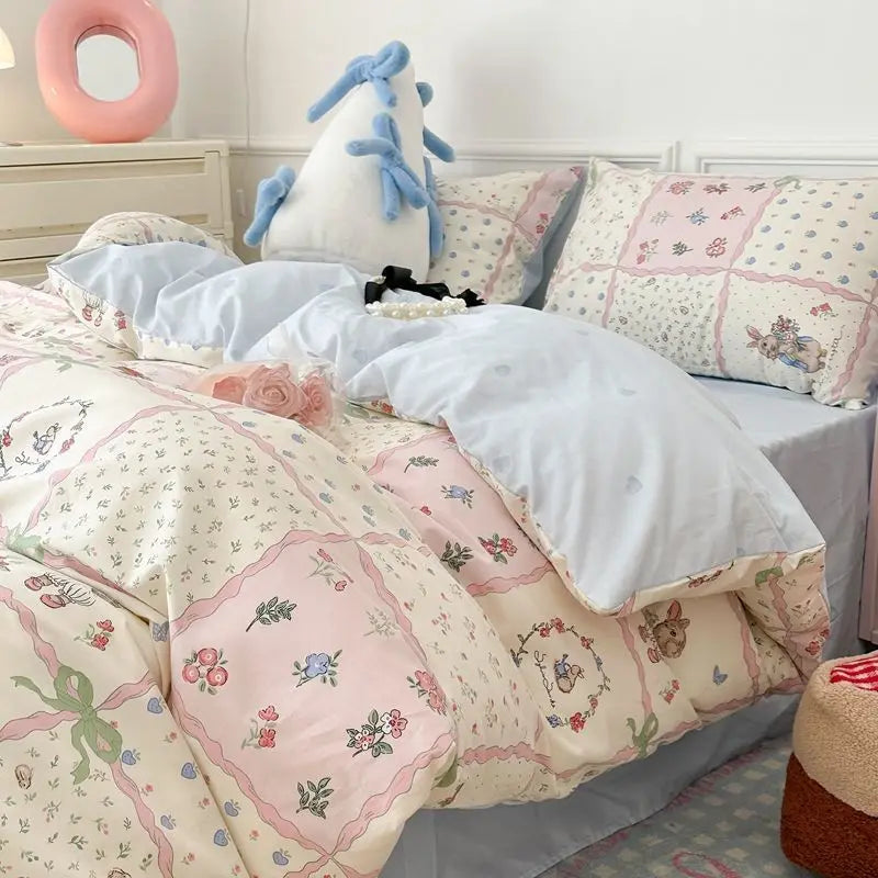 Kids Cute Pattern Bedding Set