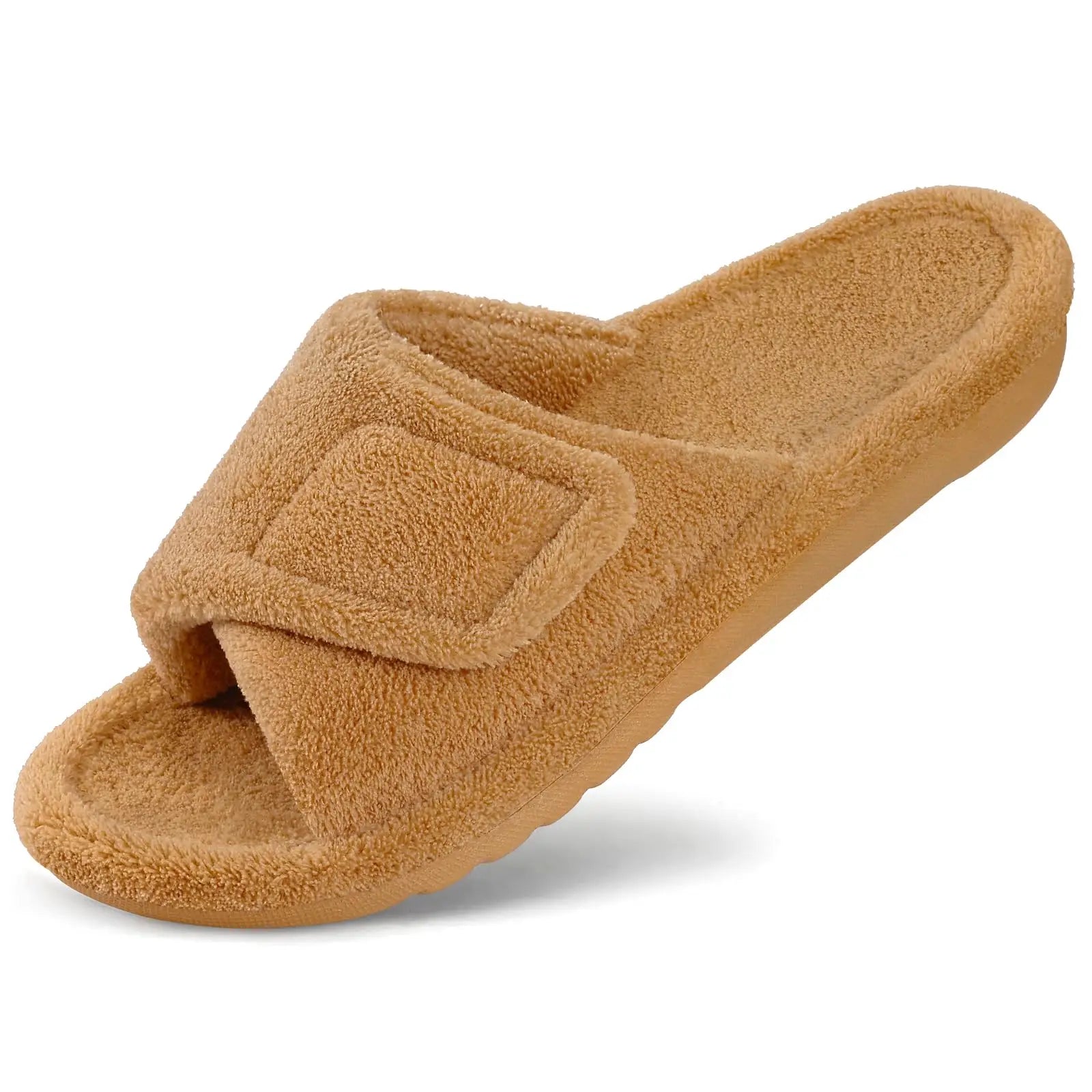 Women’s Orthopedic Open Toe Fuzzy Slippers