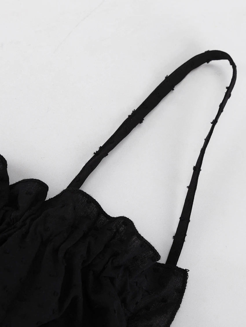 Women’s Summer Cotton Backless Short Nightgown