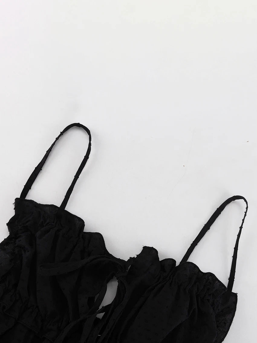 Women’s Summer Cotton Backless Short Nightgown