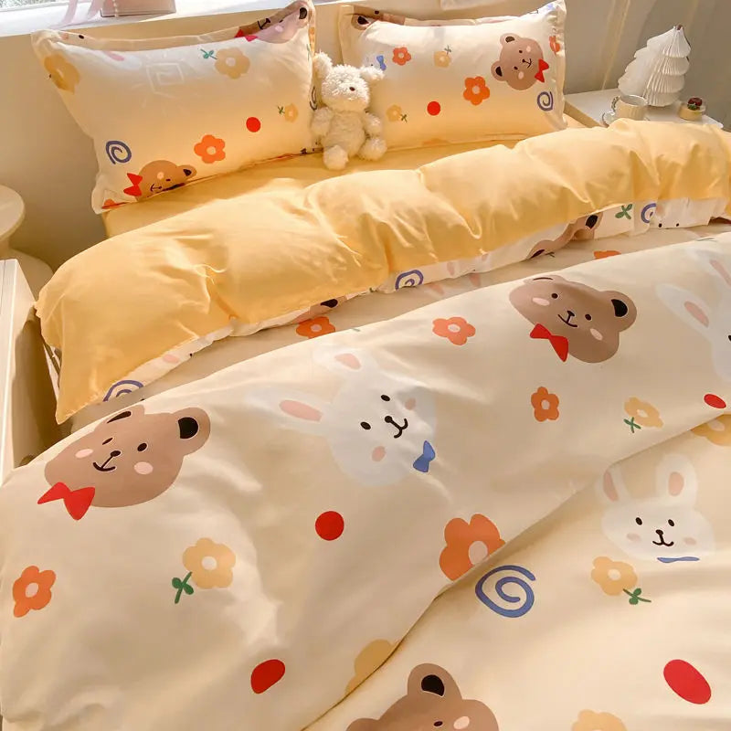 Kids Cute Pattern Bedding Set