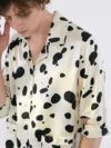 Spotted Luxe Silk Pajama Set
